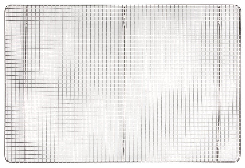 Winco Wire Sheet Pan Grate/Cooling Rack, Stainless Steel, Full Size - Image 1